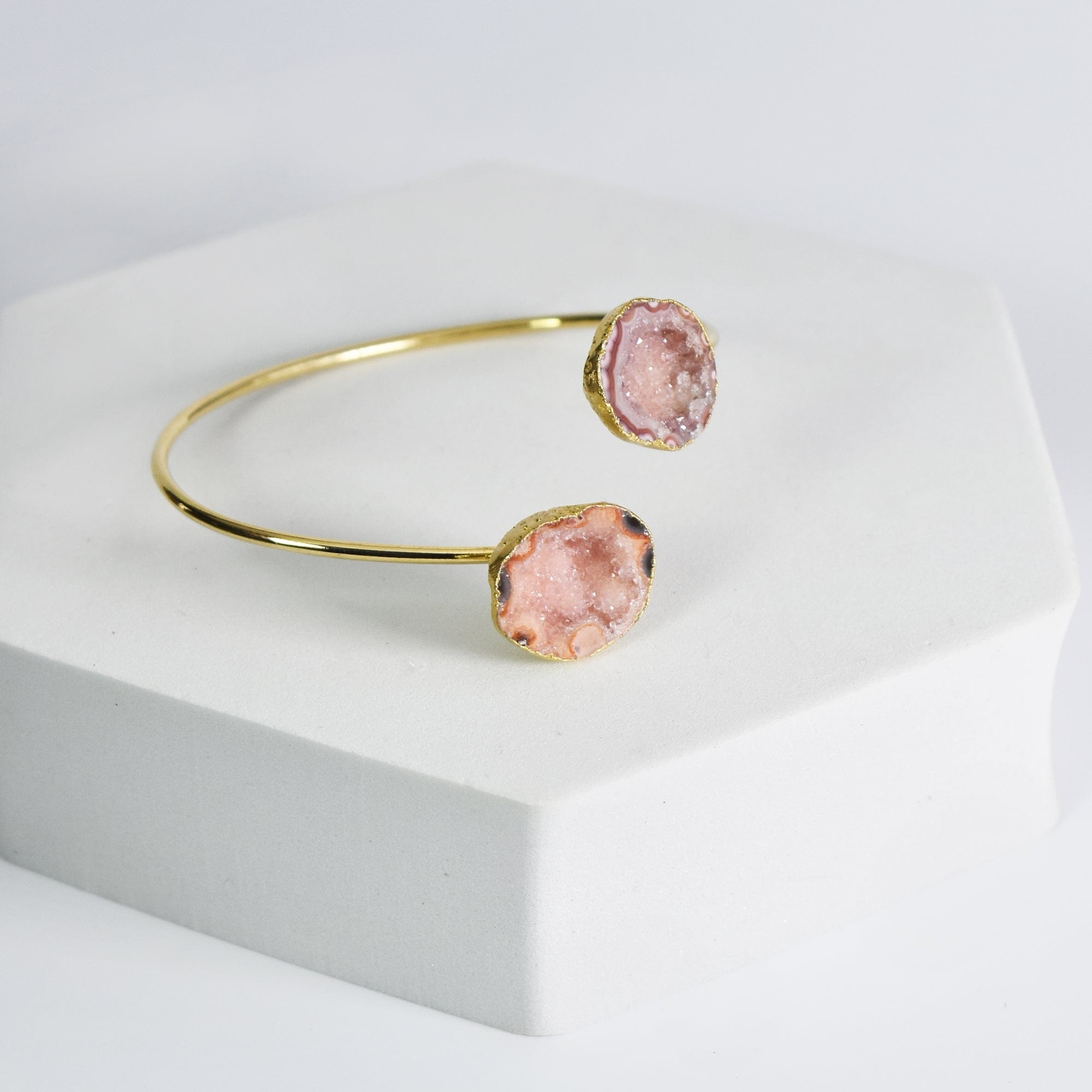 Peach Druzy Melody Bracelet - VBR0001