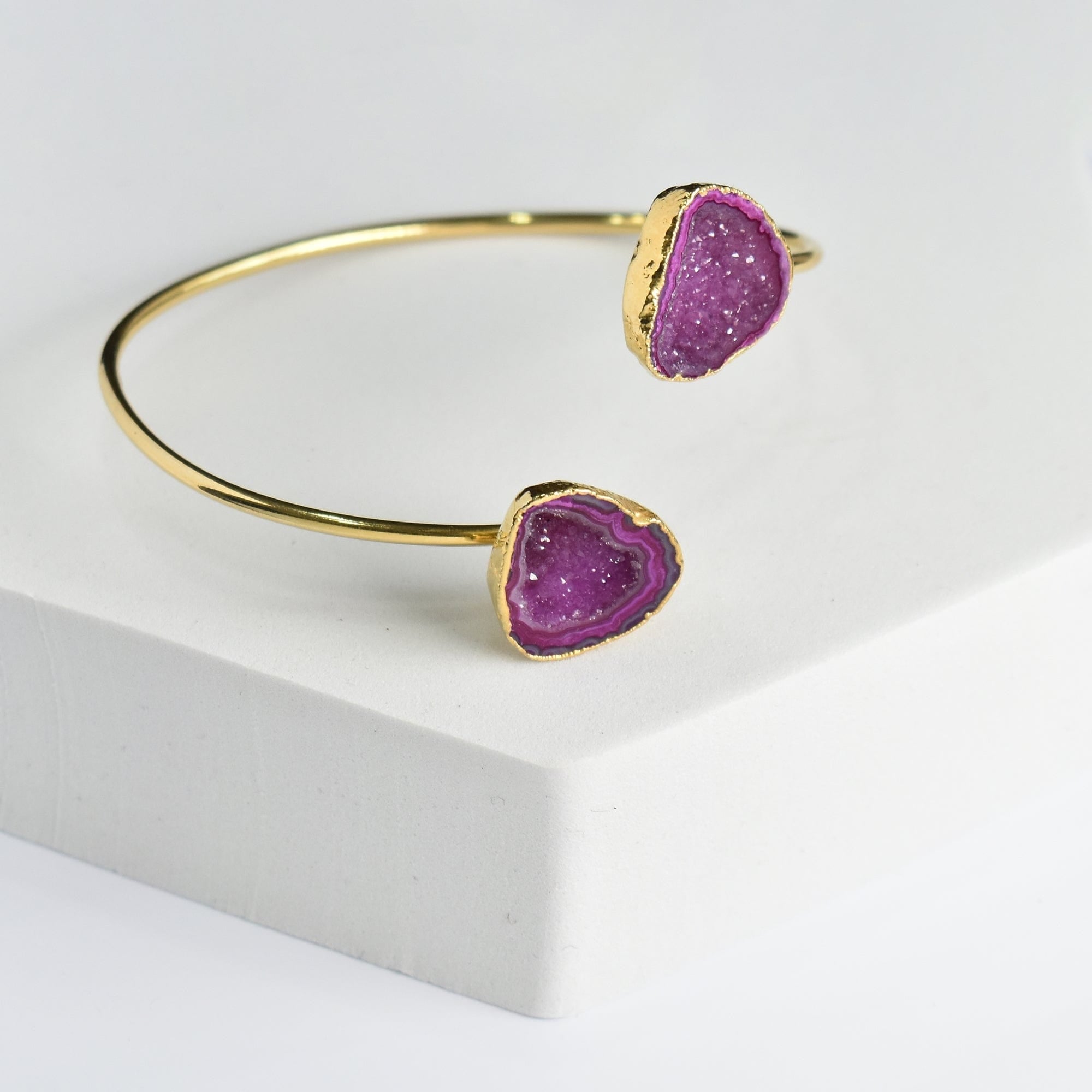 Purple Druzy Melody Bracelet - VBR0001