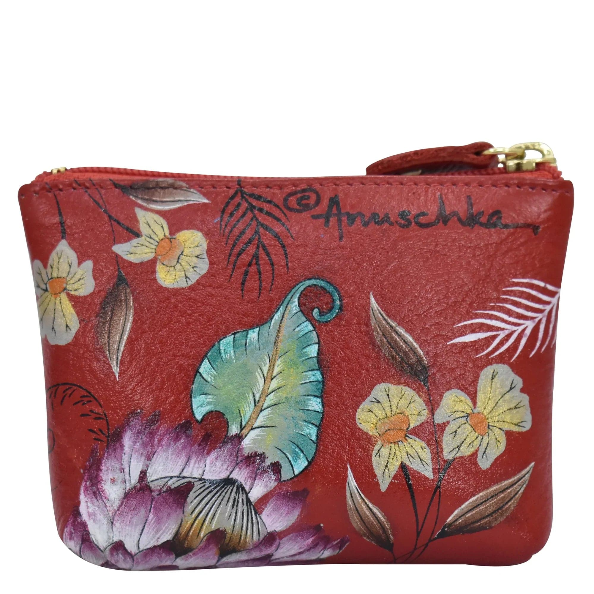 Crimson Garden Coin Pouch - 1031