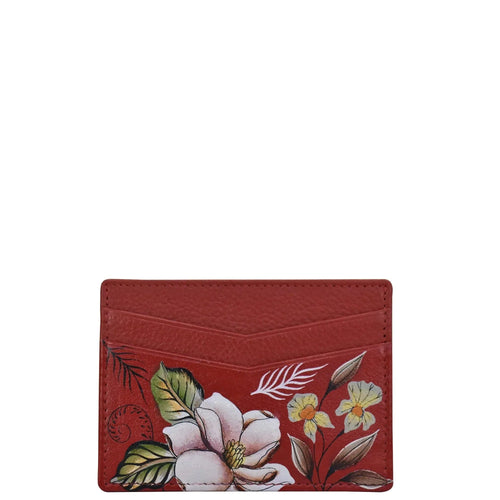 Crimson Garden Credit Card Case - 1032