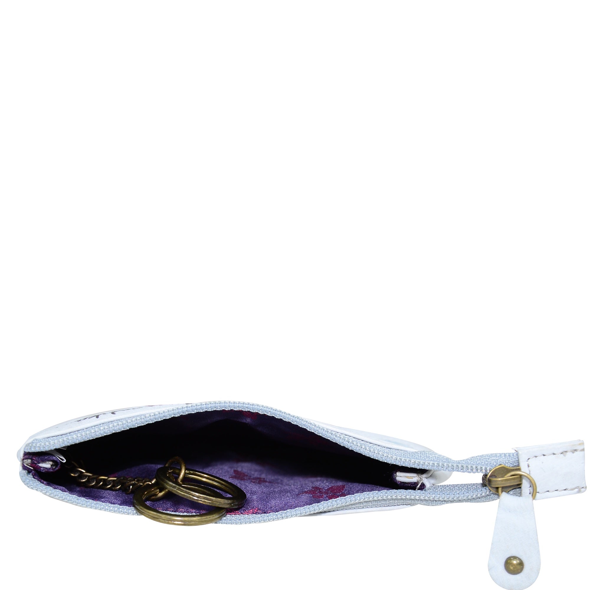Medium Zip Pouch - 1107| Anuschka Leather India