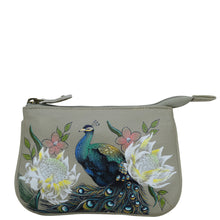 Load image into Gallery viewer, Regal Peacock Medium Zip Pouch - 1107
