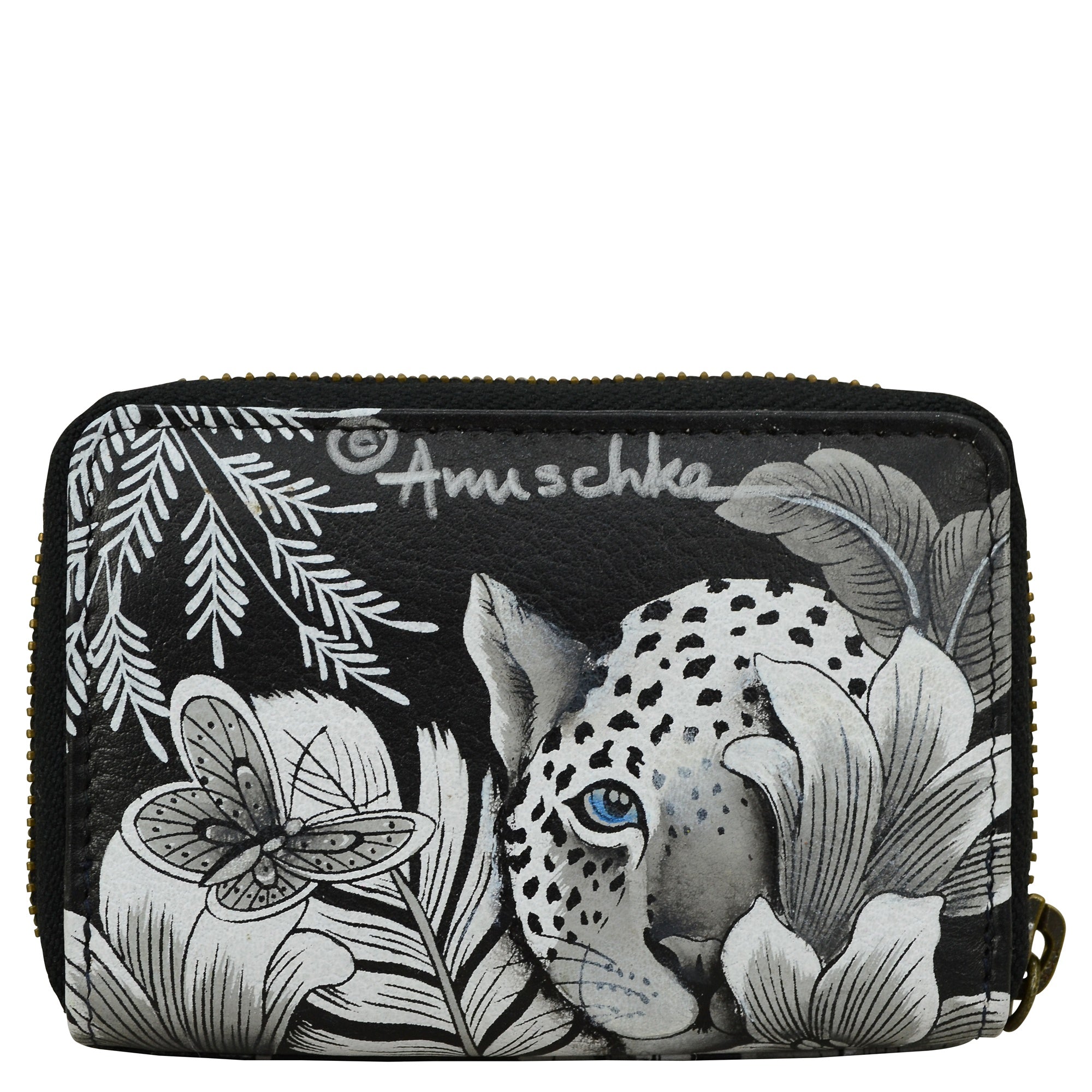 Accordion Style Credit And Business Card Holder - 1110| Anuschka Leather India