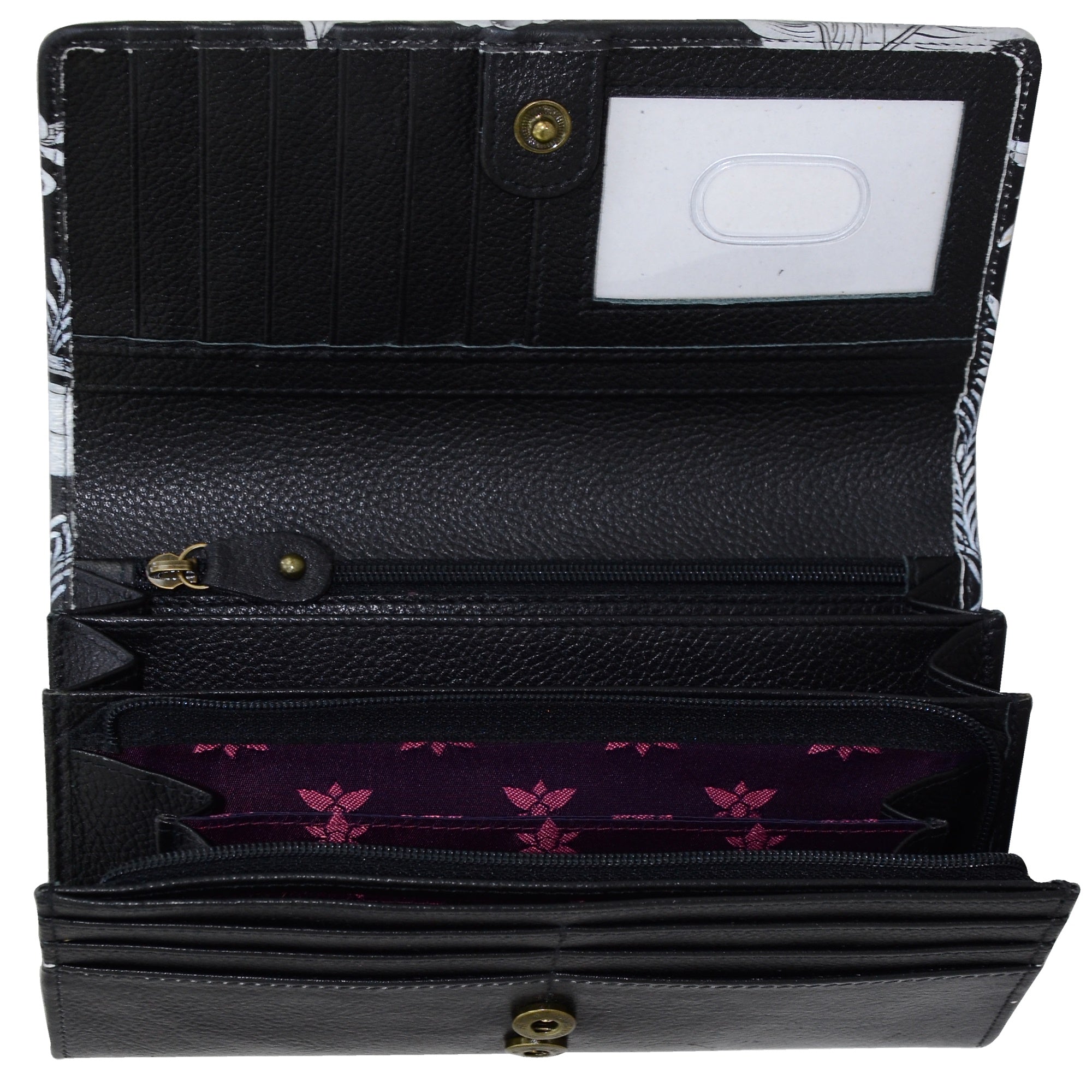 Accordion Flap Wallet - 1112| Anuschka Leather India