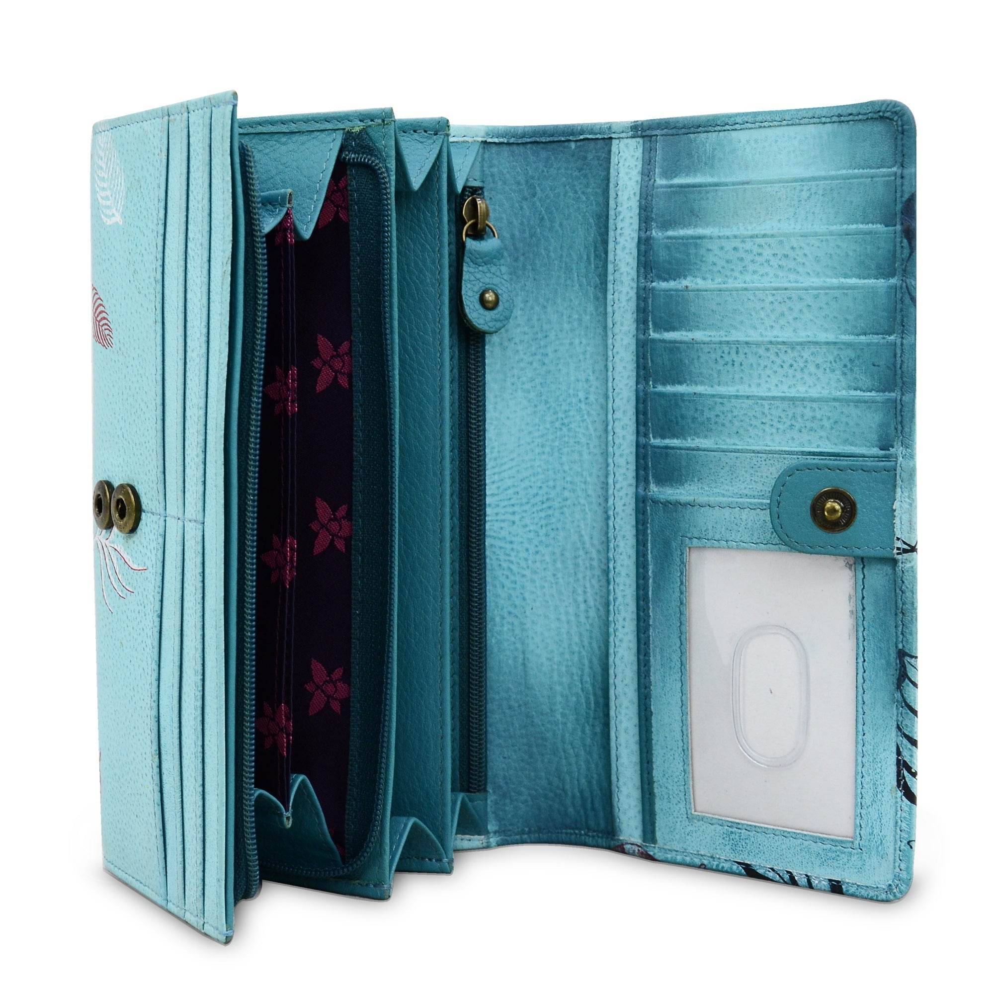 Accordion Flap Wallet - 1112 - Anuschka (IN)