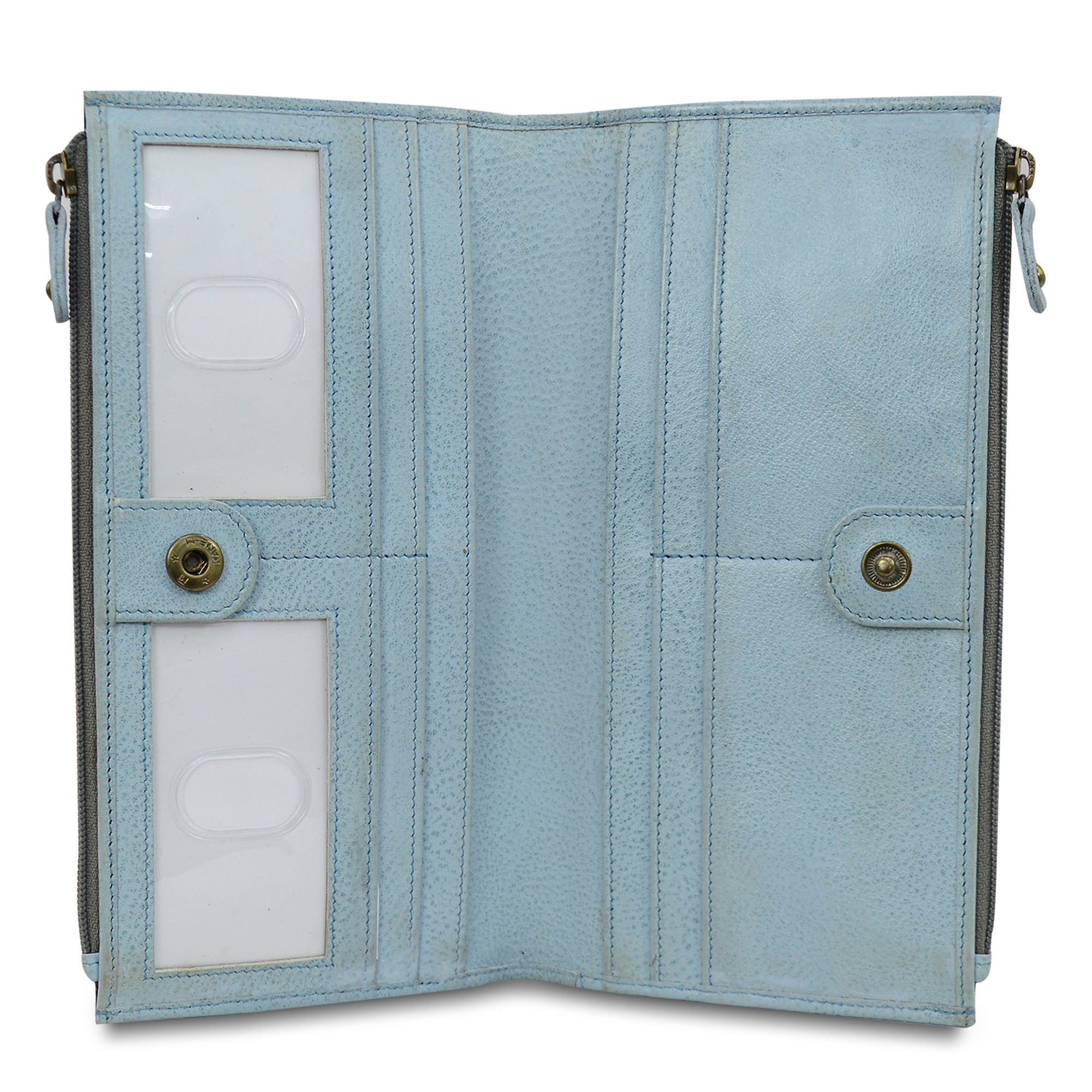 Two Fold RFID Wallet - 1171| Anuschka Leather India