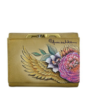RFID Blocking Small Flap French Wallet - 1138| Anuschka Leather India
