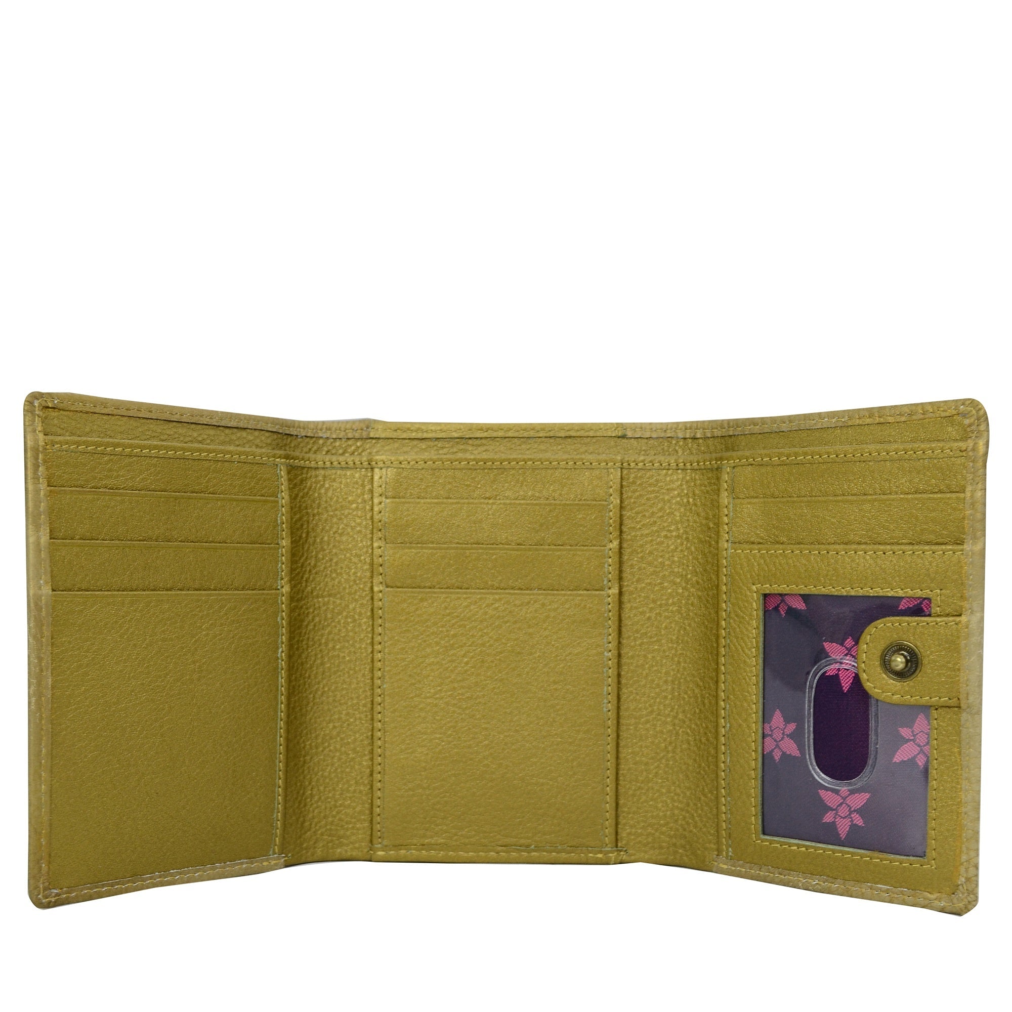 RFID Blocking Small Flap French Wallet - 1138| Anuschka Leather India