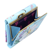 RFID Blocking Small Flap French Wallet - 1138| Anuschka Leather India