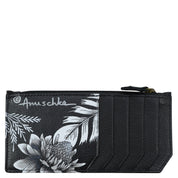 RFID Blocking Card Case with Coin Pouch - 1140| Anuschka Leather India