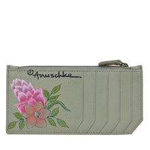 Load image into Gallery viewer, RFID Blocking Card Case with Coin Pouch - 1140| Anuschka Leather India
