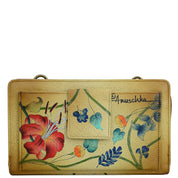 Organizer Wallet Crossbody - 1149| Anuschka Leather India