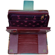 Organizer Wallet Crossbody - 1149| Anuschka Leather India