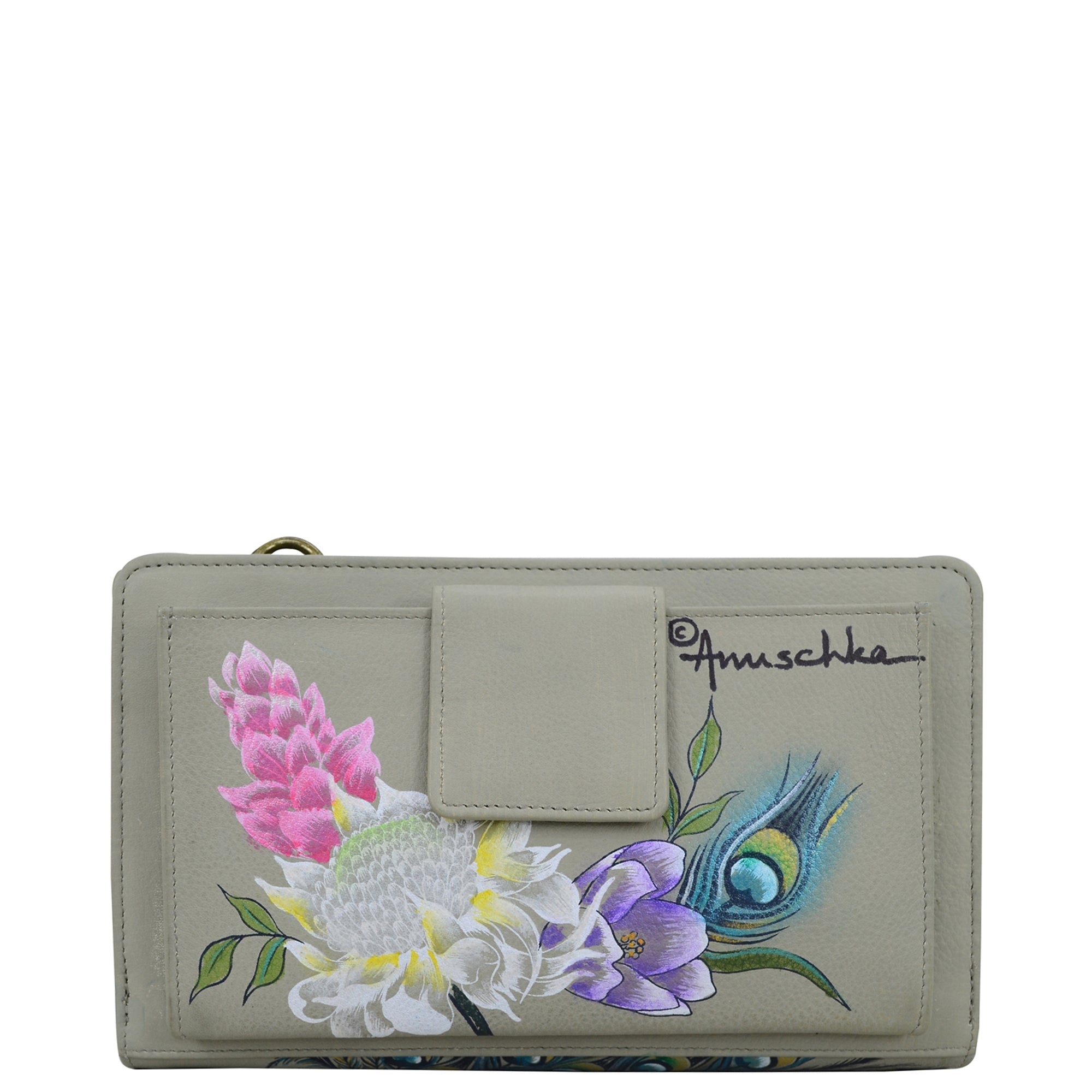 Organizer Wallet Crossbody - 1149| Anuschka Leather India