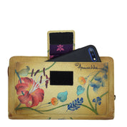 Organizer Wallet Crossbody - 1149| Anuschka Leather India