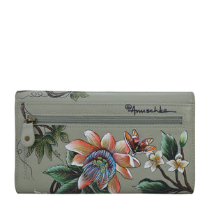 Three Fold Wallet - 1150| Anuschka Leather India