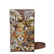 Cleopatra's Leopard Tan Smartphone Crossbody - 1154