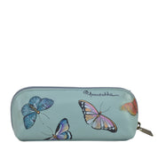 Medium Zip-Around Eyeglass/Cosmetic Pouch - 1163| Anuschka Leather India