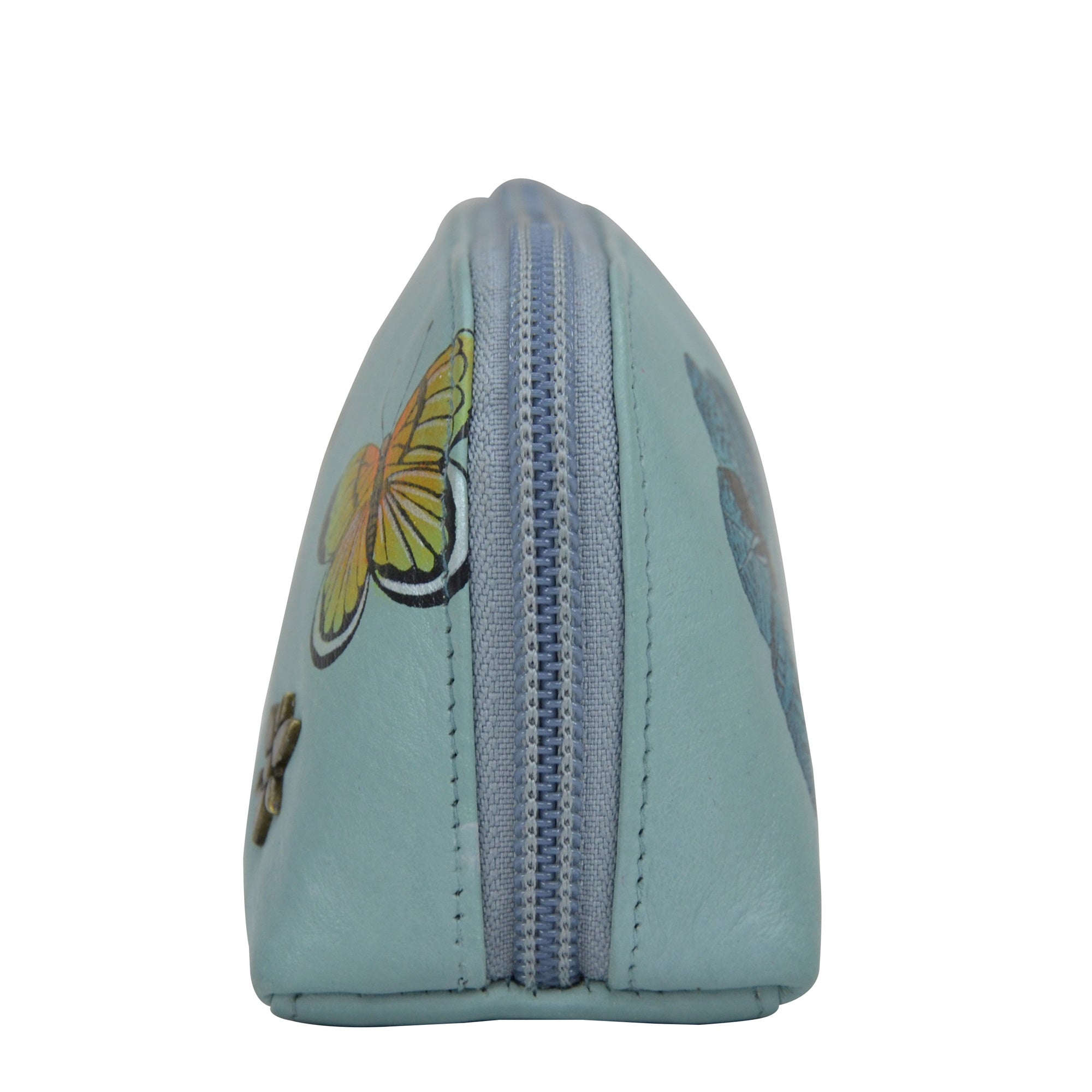 Medium Zip-Around Eyeglass/Cosmetic Pouch - 1163| Anuschka Leather India