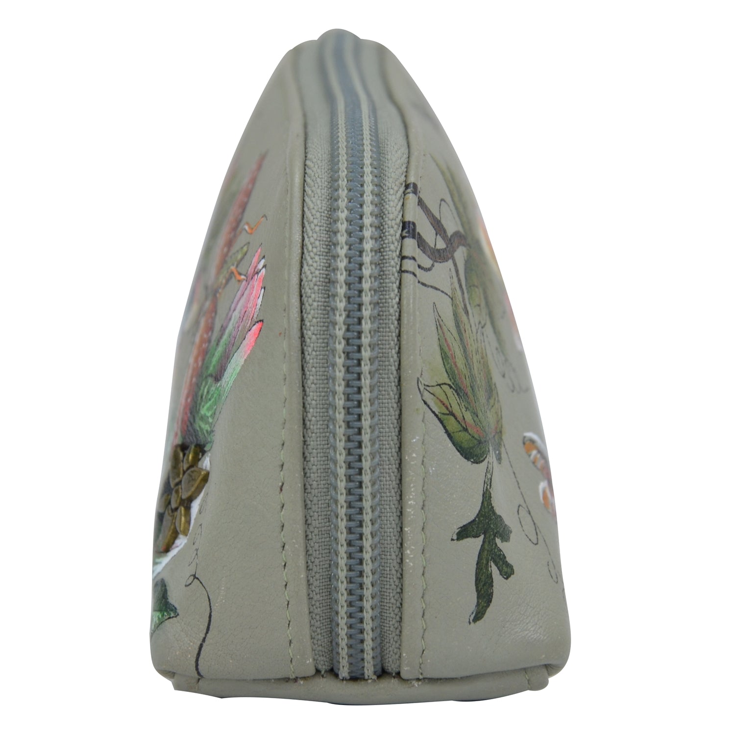 Medium Zip-Around Eyeglass/Cosmetic Pouch - 1163| Anuschka Leather India