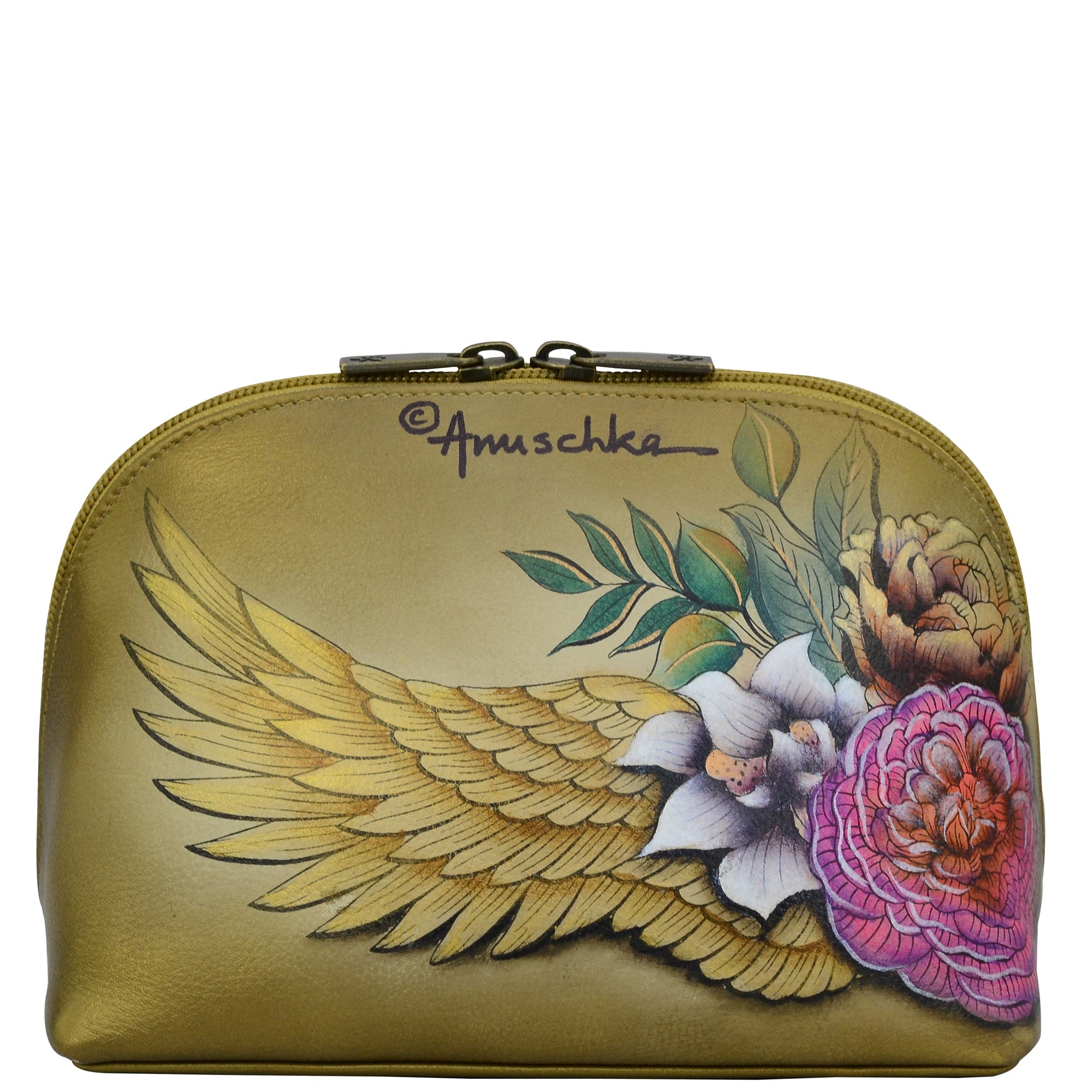 Large Cosmetic Pouch - 1164| Anuschka Leather India