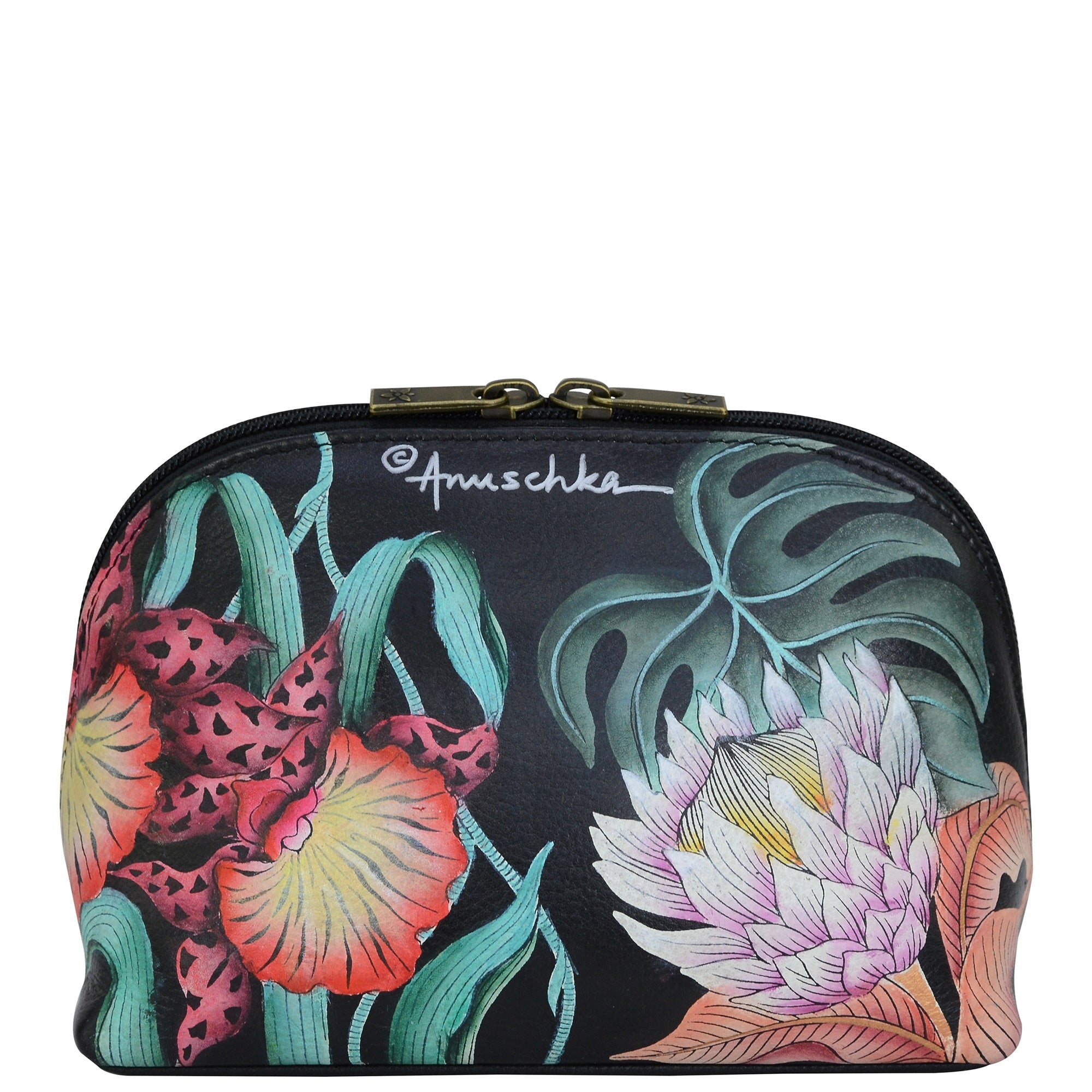 Large Cosmetic Pouch - 1164| Anuschka Leather India
