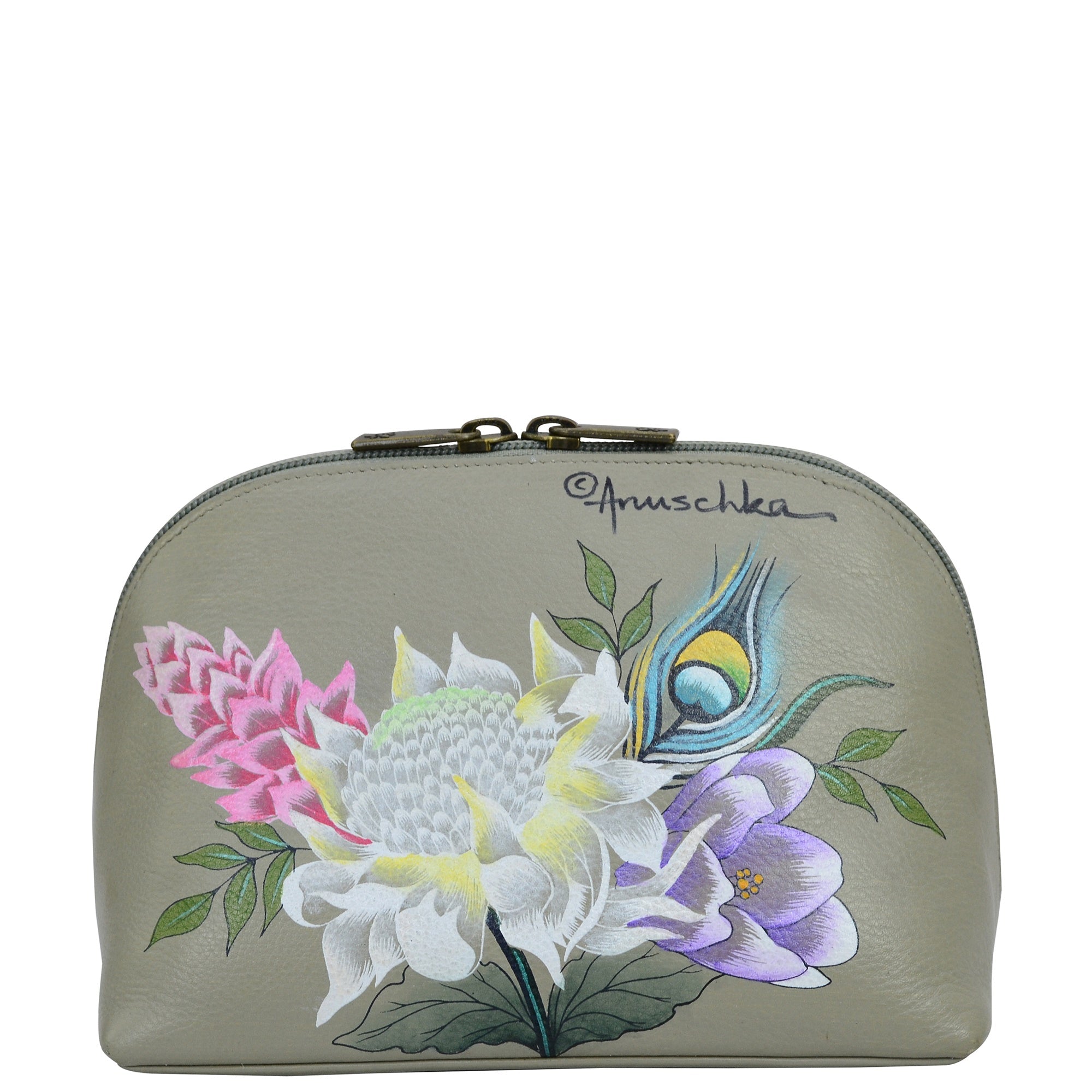 Large Cosmetic Pouch - 1164| Anuschka Leather India