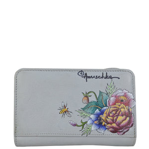 Two-Fold Small Organizer Wallet - 1166| Anuschka Leather India