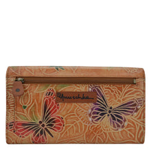 Load image into Gallery viewer, Tooled Butterfly Multi Accordion Flap Wallet - 1174
