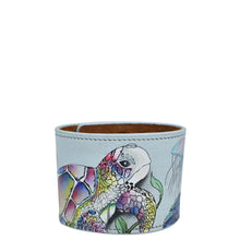 Load image into Gallery viewer, Anuschka Leather Adjustable Leather Wrist Band with Underwater Beauty painting
