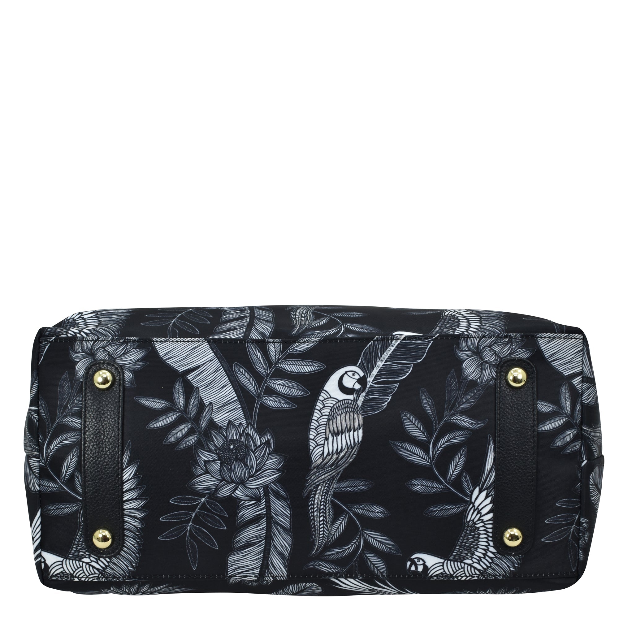 Anuschka Fabric with Leather Trim Zip Top City Tote - 12005