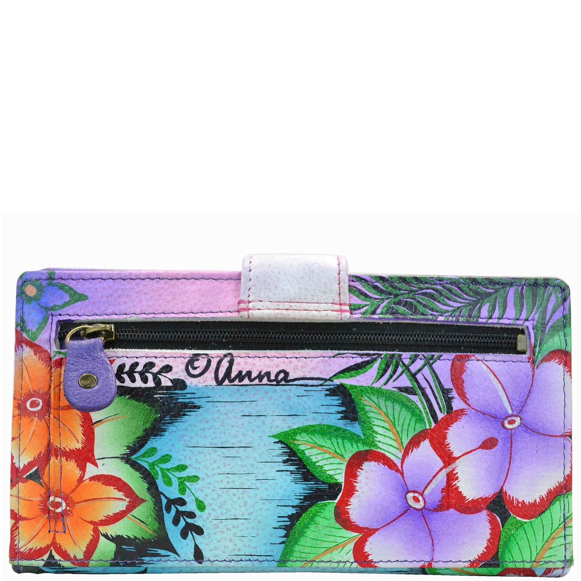 Two Fold Organizer Wallet - 1833| Anuschka Leather India