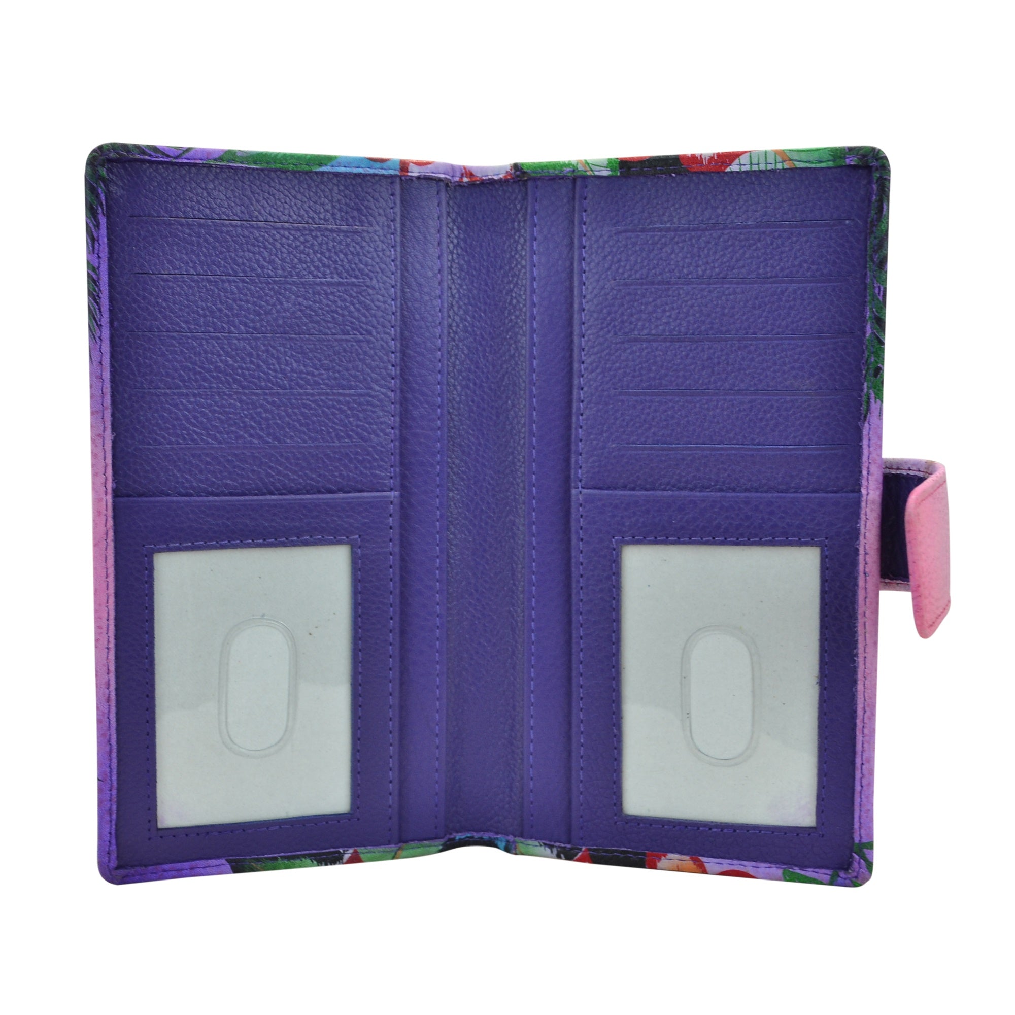 Two Fold Organizer Wallet - 1833| Anuschka Leather India