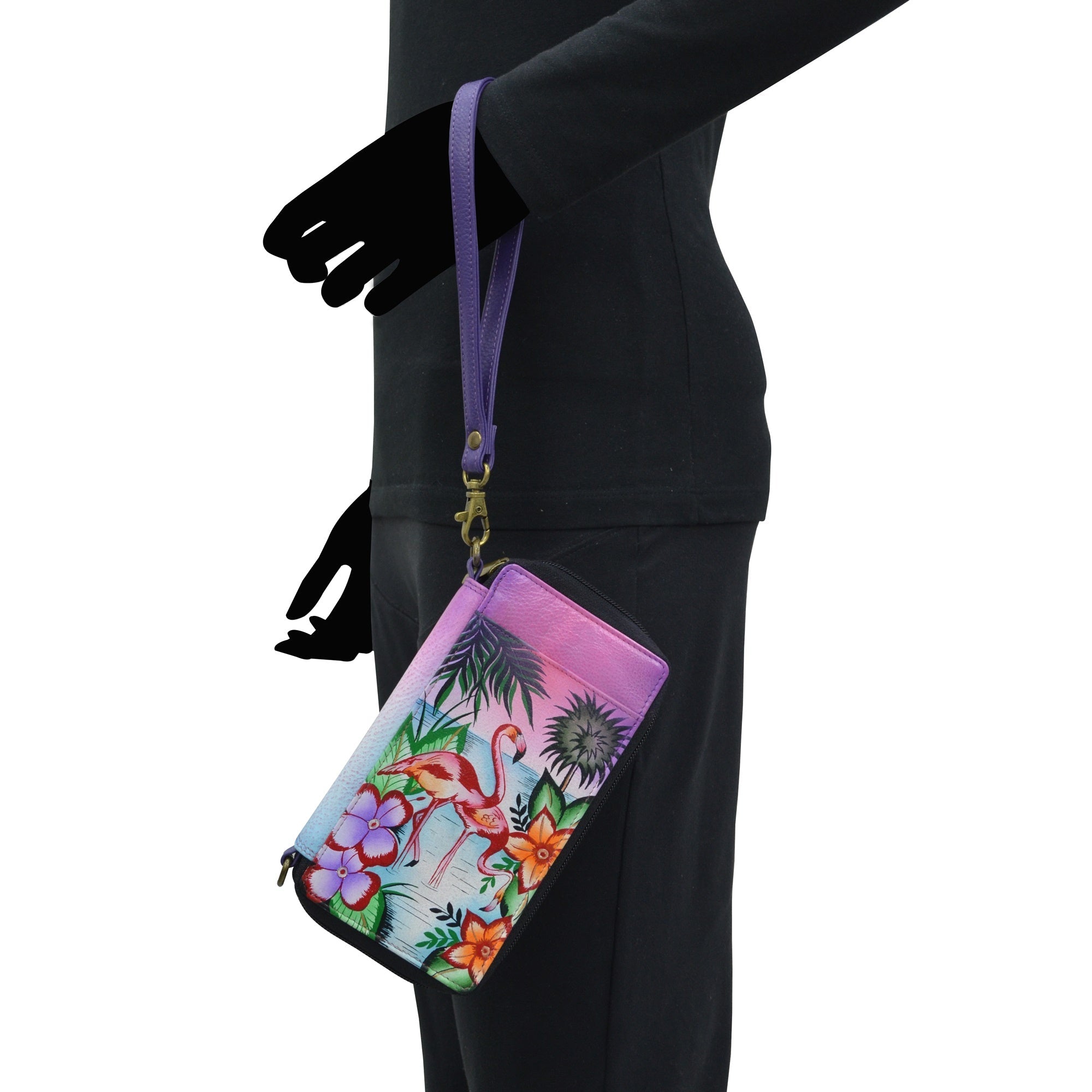 Smartphone Case & Wallet - 1844| Anuschka Leather India