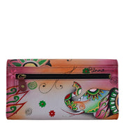 Three Fold Organizer Wallet - 1860| Anuschka Leather India