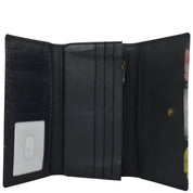 Three Fold Organizer Wallet - 1860| Anuschka Leather India