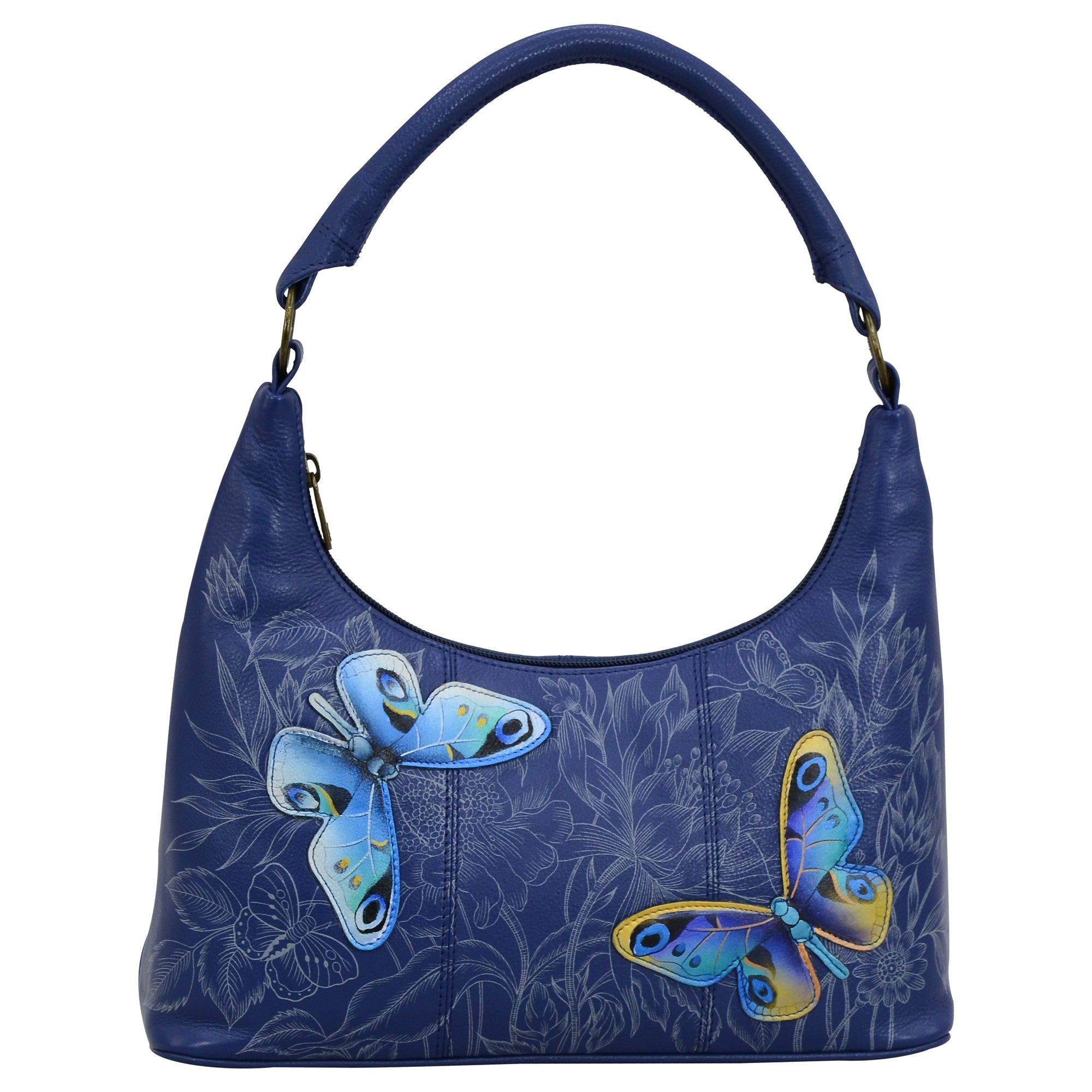 Garden of Delights Medium Zip Top Hobo - 371