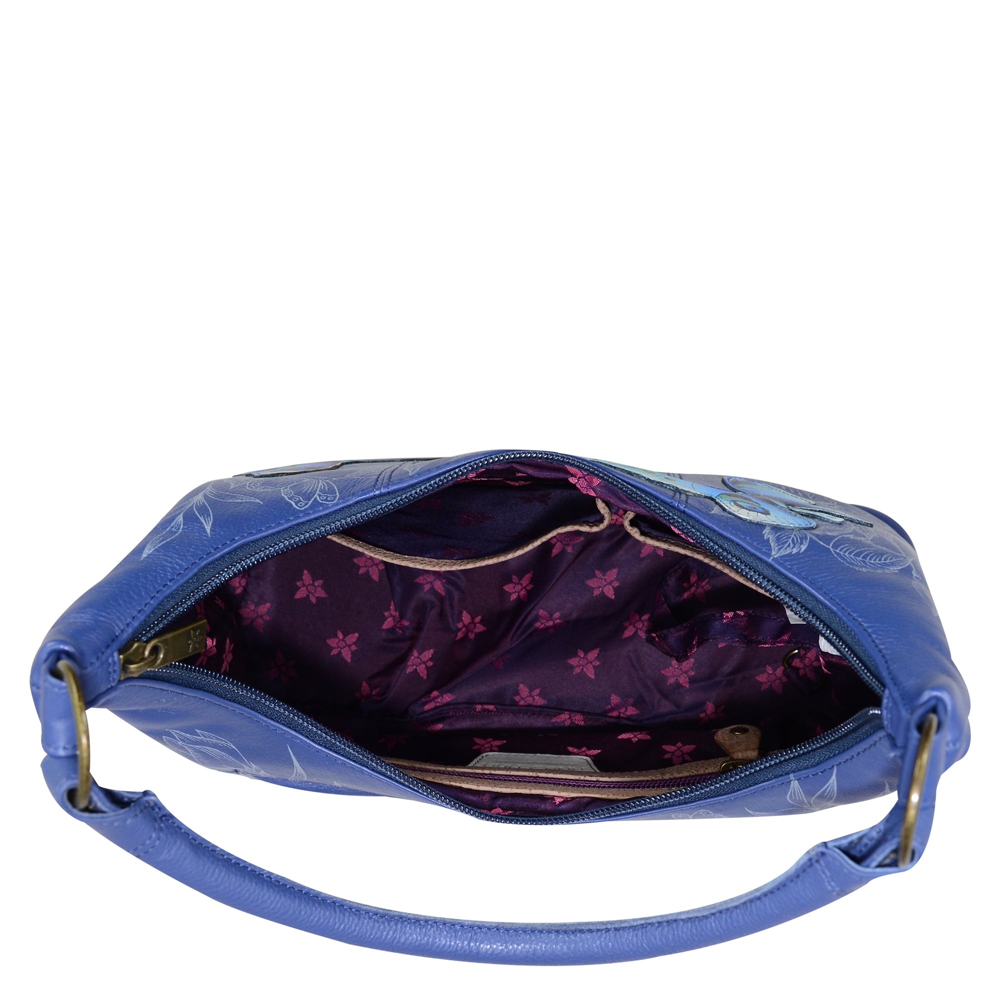 Medium Zip Top Hobo - 371| Anuschka Leather India