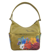 Classic Hobo With Side Pockets - 382| Anuschka Leather India