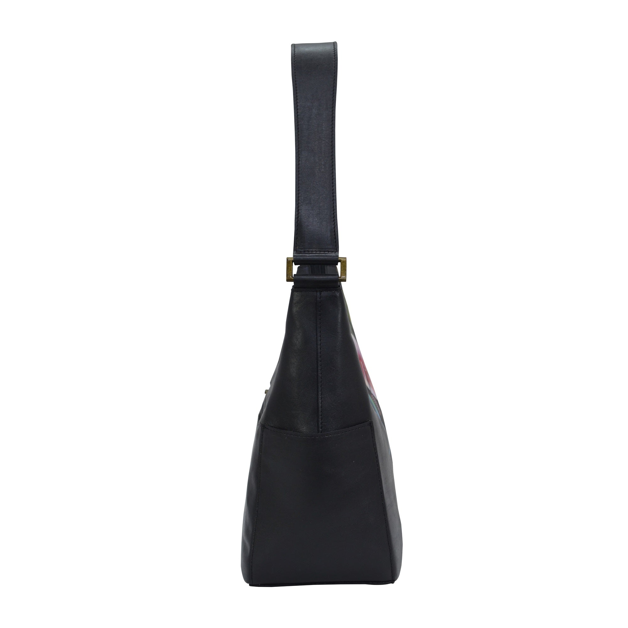 Classic Hobo With Side Pockets - 382| Anuschka Leather India