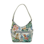 Classic Hobo With Side Pockets - 382| Anuschka Leather India