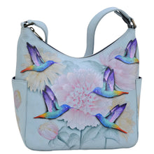 Load image into Gallery viewer, Rainbow Birds Classic Hobo With Side Pockets - 382

