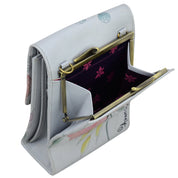 Triple Compartment Crossbody Organizer - 412| Anuschka Leather India