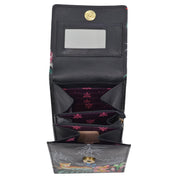 Triple Compartment Crossbody Organizer - 412| Anuschka Leather India