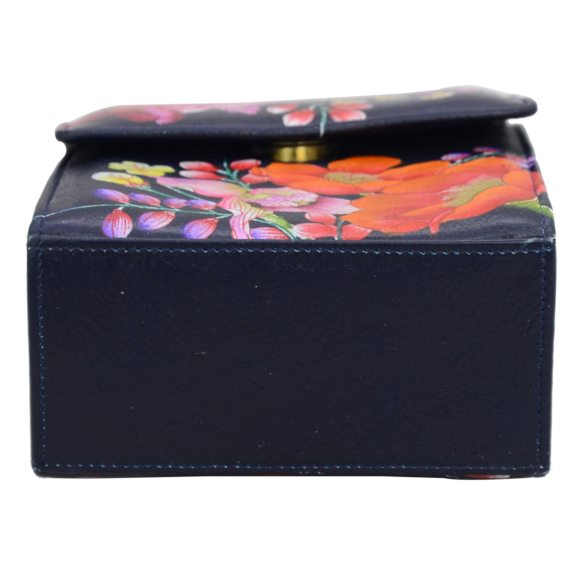 Triple Compartment Crossbody Organizer - 412| Anuschka Leather India