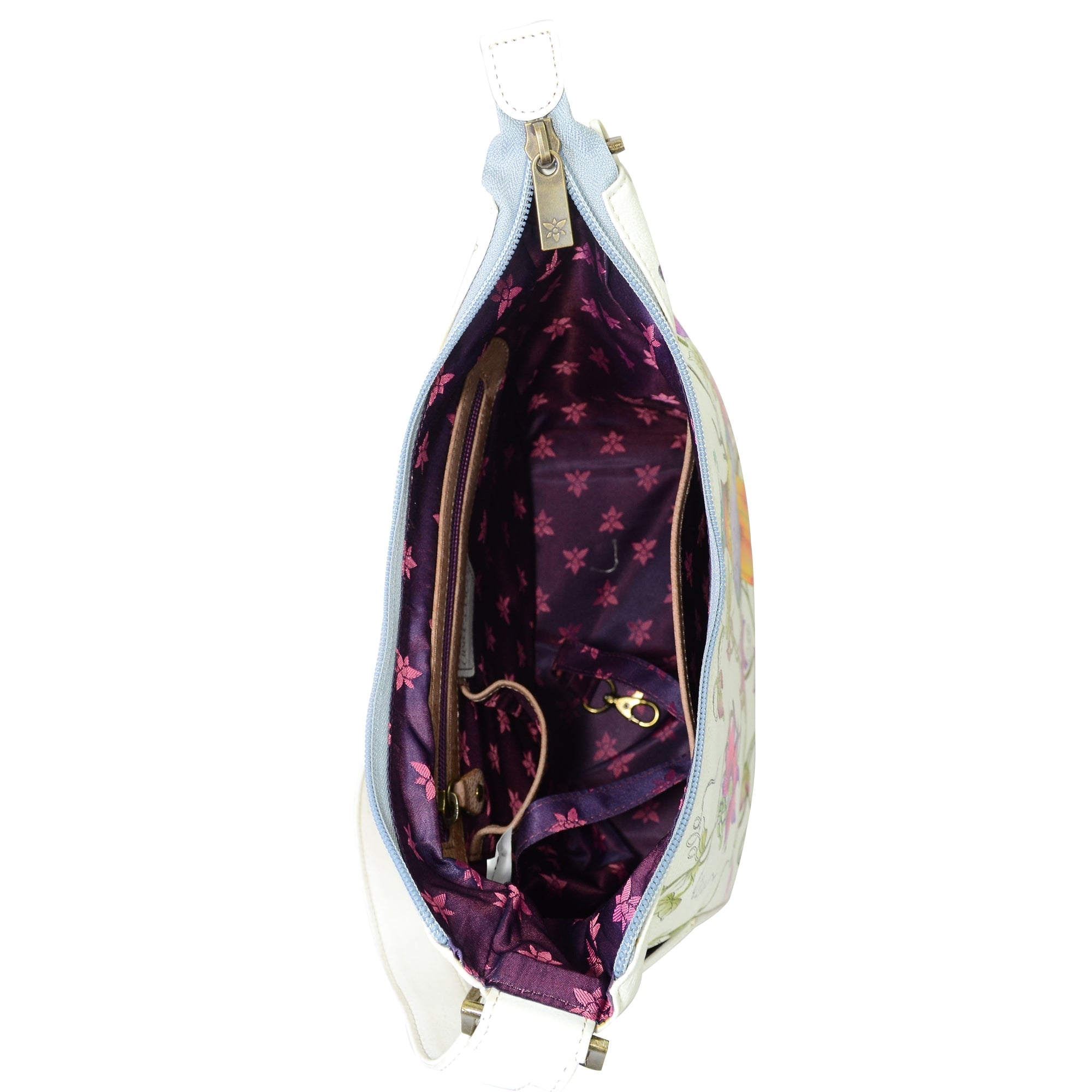 Classic Hobo With Studded Side Pockets - 433| Anuschka Leather India
