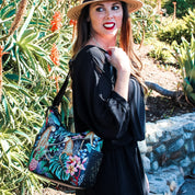 Classic Hobo With Studded Side Pockets - 433| Anuschka Leather India