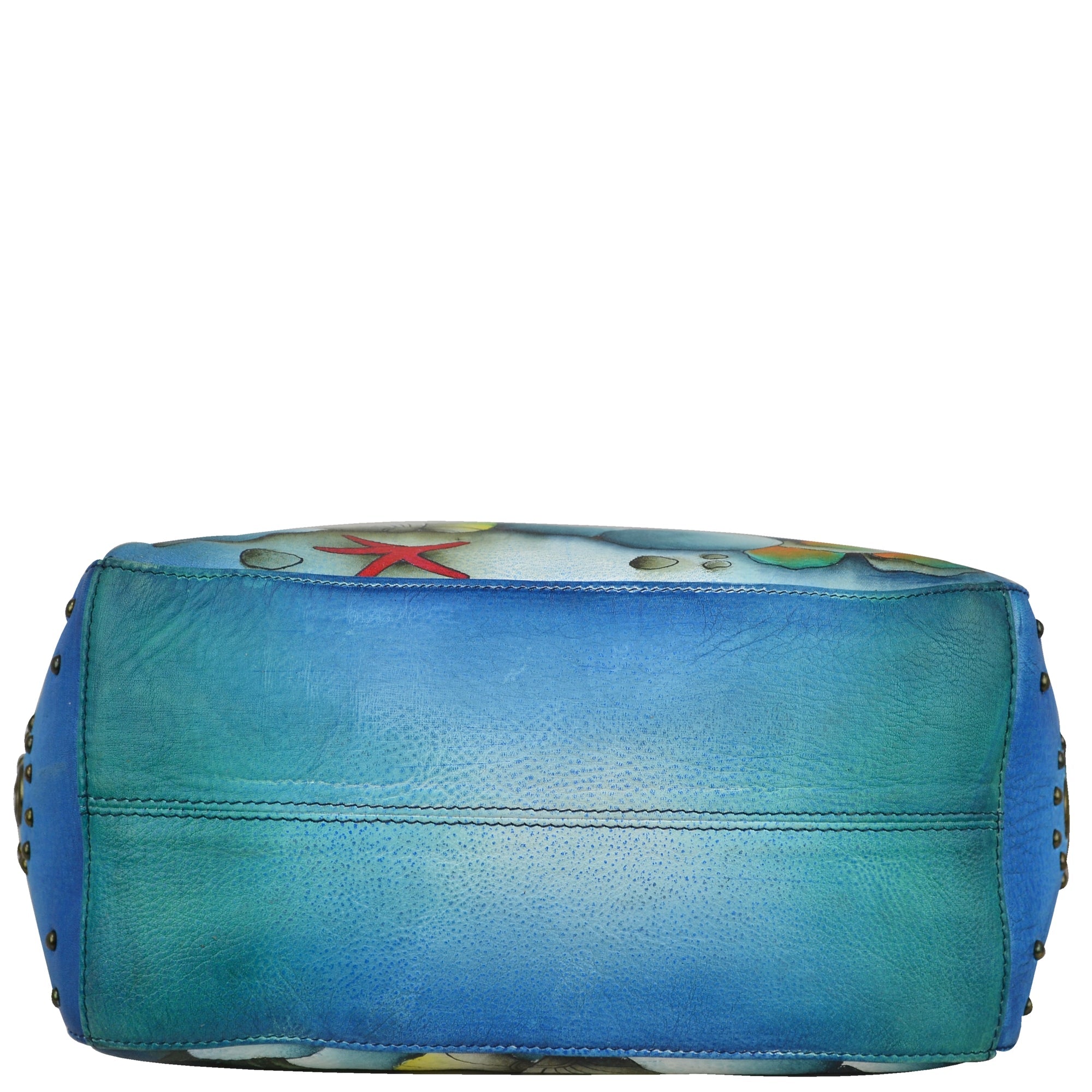 Classic Hobo With Studded Side Pockets - 433| Anuschka Leather India