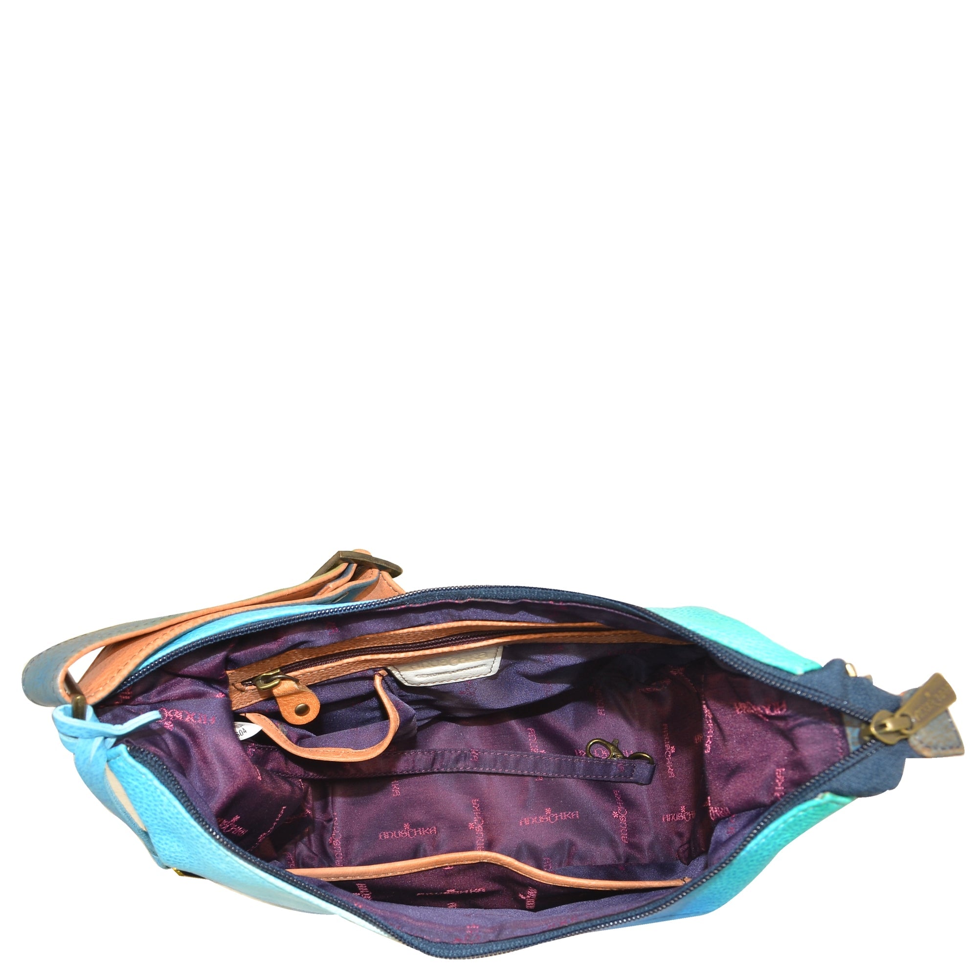 Classic Hobo With Studded Side Pockets - 433| Anuschka Leather India