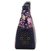 Classic Hobo With Studded Side Pockets - 433| Anuschka Leather India